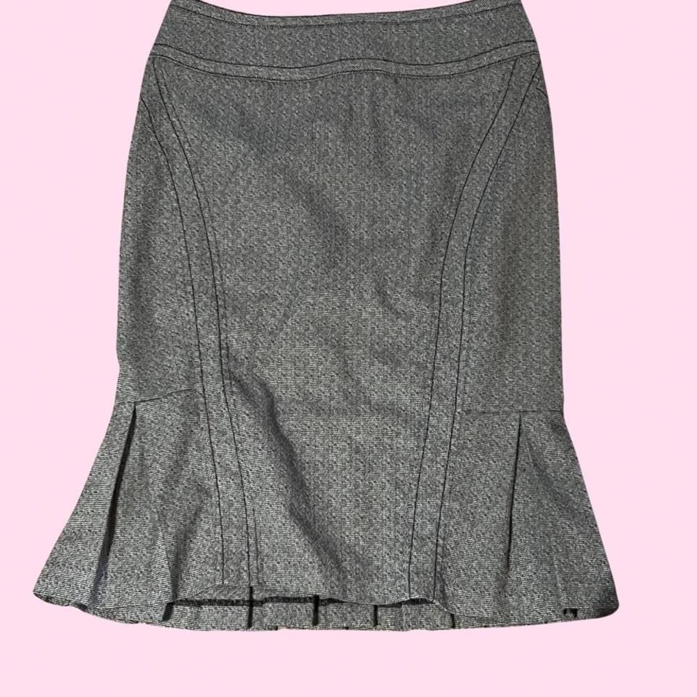 XOXO early 2000s y2k office gray midi skirt size 3/4
